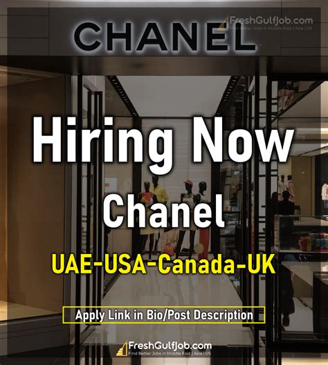 chanel hiring process|chanel job offers.